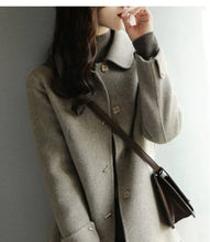 Load image into Gallery viewer, Minimalist French Wool Blend Coat
