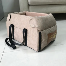 Load image into Gallery viewer, Dog Car Seat Bed Car Central Dog Car Seat Bed Portable Dog Carrier for Small Dogs Cats Safety Travel Bag Dog Accessories
