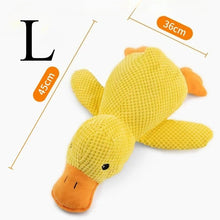 Load image into Gallery viewer, Duck Dog Toy Plush Chew Resistant Durable Dog Toy with Quacking Sound Teeth Grinding Relief Soft Companion for Small Large Dog
