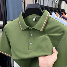 Load image into Gallery viewer, Turn Down Collar Summer Polo
