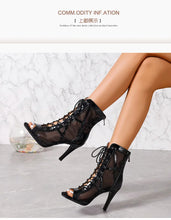 Load image into Gallery viewer, High Heels Women's Sandals New Open Toe Casual Latin Dance Shoes Girls' Ballroom Sandals Large Dance High Heels Women's Shoes 43
