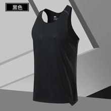 Load image into Gallery viewer, Men's Fitness Tank Top Summer Gym Clothing Bodybuilding Muscle Vest Sleeveless Shirt O Neck Breathable Quick Dry Workout Tops
