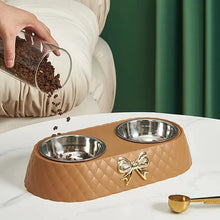 Load image into Gallery viewer, Bow-Tie Base Light Luxury Bowl
