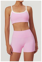 Load image into Gallery viewer, Yoga Set Women Sport Bra Gym Workout Legging High Waist Wide Flare Pant Fitness Sports Shorts Active Wear Suit

