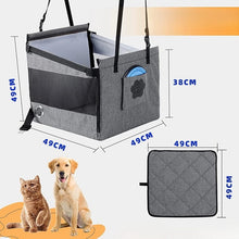 Load image into Gallery viewer, Portable Car Pet Seat Stable Dog Carrier with Safety Mesh Protector Waterproof Design for Puppy Travel Outdoor Use
