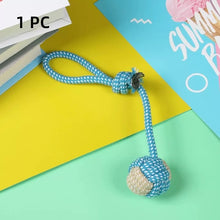 Load image into Gallery viewer, Pet Dog Toys for Large Small Dogs Toy Interactive Cotton Rope Mini Dog Toys Ball for Dogs Accessories Toothbrush Chew Puppy Toy
