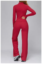 Load image into Gallery viewer, Yoga Set 2PCS Women Sportswear Workout Clothes Seamless Athletic Wear Gym Legging Fitness Bra Crop Top Long Sleeve Sports Suits
