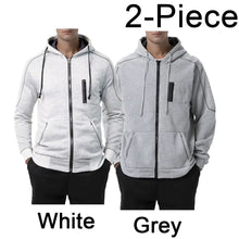 Load image into Gallery viewer, Men's Hoodie Black White Army Green Red Hooded Color Block Fleece Cool Casual Winter Clothing Apparel Hoodies Sweatshirts
