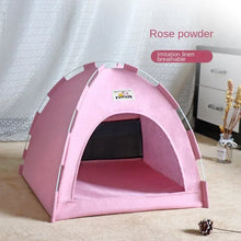 Load image into Gallery viewer, Pet Tent Bed Removable Cat Sofa Basket Canvas Semi-enclosed Cat House Dog Cave Hut Cat Sleeping Bed for Room Decor Pet Supplies
