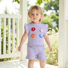 Load image into Gallery viewer, Toddler Girls Tank Top and Shorts Set
