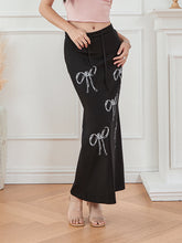 Load image into Gallery viewer, High-Waist Drawstring Ankle-Length Skirt
