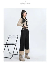 Load image into Gallery viewer, Winter Straight Leg Denim Jeans
