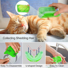 Load image into Gallery viewer, Massage Pet Cat Brush Corner Scrape Hair Removal Beauty Clean Corner Brush Removable Scratcher Comb for Kitten Cat
