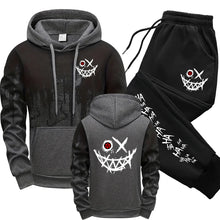 Load image into Gallery viewer, Men's Tracksuit  Men Two Piece Sets Versatile Casual Jogging Sweatshirts Fashion Comfort Daily Sports Simple Splashed Ink Hoodie
