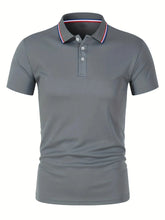Load image into Gallery viewer, 2025 Hot Sale Men's Summer Casual Breathable Comfortable Polo Shirt Men's Solid Color High Quality Short Sleeve T-Shirt
