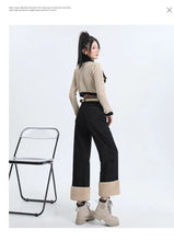 Load image into Gallery viewer, Winter Straight Leg Denim Jeans
