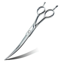 Load image into Gallery viewer, Pet Grooming Scissors   7inch Right and Left Hand Curved Scissors For Dog Grooming
