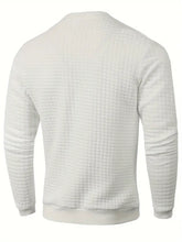 Load image into Gallery viewer, Modern Jacquard Crewneck Knit Pullover
