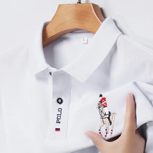 Load image into Gallery viewer, Men's Embroidered Casual Fashion Short Sleeved POLO Shirt Summer Comfortable Top
