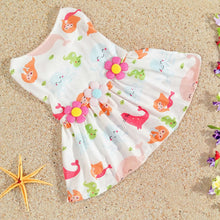 Load image into Gallery viewer, Adorable Printed Puppy Summer Dress
