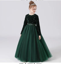 Load image into Gallery viewer, Classic Girls Chiffon Ball Gown
