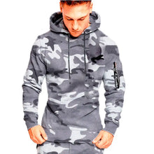 Load image into Gallery viewer, Outdoor Casual Tracksuits Mens Hoodies Military Army Tactical Combat Hoody Pullover Tops Camouflage Hunting Fishing Sweatshirts
