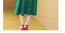 Load image into Gallery viewer, Elegant Sleeveless V-Neck Midi Dress
