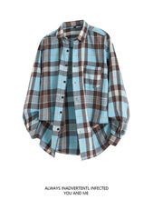 Load image into Gallery viewer, Plaid Casual Autumn Long Shirt
