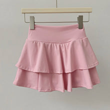Load image into Gallery viewer, Cake Skirt Anti-exposure Tennis Sports Skirt High-waisted Quick-drying Badminton A-line Skirt Fitness Dance Yoga Shorts Clothing

