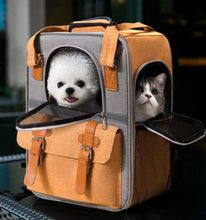 Load image into Gallery viewer, Pet Backpack,Dogs and Cats Travel Portable Back Bag,Large capacity,Pet Carrier Bag for Cats and Dogs, Portable Travel Backpack

