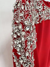 Load image into Gallery viewer, Elegant Beaded Straight Midi Dress
