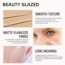 Load image into Gallery viewer, BEAUTY GLAZED 3Pcs Face Makeup Set, Matte Long Lasting Waterproof Liquid Foundation+Primer+Puff

