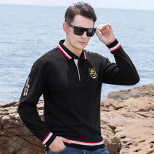 Load image into Gallery viewer, Thick Cotton Embroidered Polo Shirt
