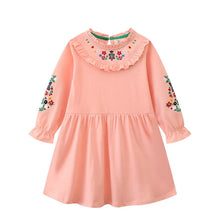 Load image into Gallery viewer, Princess Floral Embroidered Girls Dress
