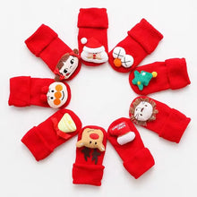 Load image into Gallery viewer, Festive Baby Winter Grip Socks
