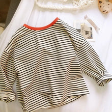 Load image into Gallery viewer, Striped Long Sleeve Baby Tee
