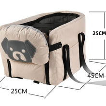 Load image into Gallery viewer, Dog Car Seat Cover Foldable Hammock Pet Harness Cat Bag Basket Stable and Foldable Travel Pet Dog and Cat Safety Car Seat
