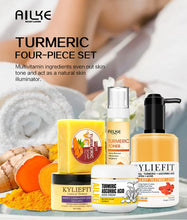 Load image into Gallery viewer, Organic Turmeric Brightening Skincare Set

