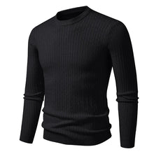Load image into Gallery viewer, new Mens Crew Neck Sweaters Long Sleeve Lightweight Knit Dress Pullover Sweaters Casual outwear Twist Patterned Cable Sweaters

