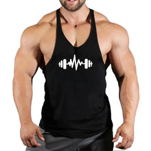Load image into Gallery viewer, Gym Top Men T-shirts Fitness Man Clothes Muscular Bodybuilding Shirt Singlet Stringer Clothing Vest Men's Singlets Vests Tops
