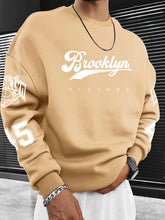 Load image into Gallery viewer, The new men's round-neck hoodie for Spring and Autumn 2025 features street fashion and soft 3D digital pattern printing
