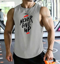 Load image into Gallery viewer, Men's Summer Fitness Muscle Sports Tank Top Breathable Moisture Wicking Loose Sleeveless Quick Dry Training T-Shirt Letter Print
