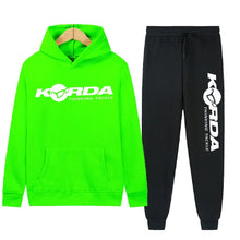 Load image into Gallery viewer, Men's Women 2Pcs Sets Fleece Sweatshirt Hoodies Pants Korda Inspired Tribute Male Sportswear Tracksuits Unisex Ensemble Homme
