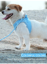 Load image into Gallery viewer, Reflective Outdoor Walking Harness Set
