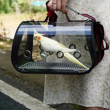 Load image into Gallery viewer, Lightweight Bird Carrier Parrot Travel Bag With Perch For Parakeet Cockatiel Travel Rats Bunny Small Animal Portable Pet Backpac
