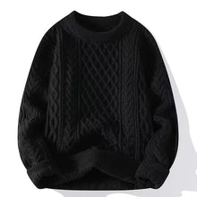Load image into Gallery viewer, Trendy Knitted Sweater For Men Casual Round Neck Pullover Male Knitted Soft Fall Winter Fashion Long Sleeve Mens Kntwear Outwear
