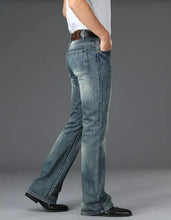 Load image into Gallery viewer, Flared Jeans Loose Men Jeans
