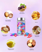 Load image into Gallery viewer, 40pcs Mix Hair Vitamin Capsules Repairing Maltreated Frizzy Hair Silky Moisturizing Hair Oil Smoothing Nourishing Hair Care
