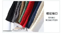 Load image into Gallery viewer, 2024 Autumn Winter Men's Sweater Japan Fashion Men Clothing Striped Sweater Men Casual Streetwear Pullover O-Neck Sweaters Men
