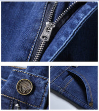 Load image into Gallery viewer, 2025 Men's Jeans Casual Stretch Classic Blue Black Denim Pants Men's Texture Jeans Versatile Item Interprets Denim Fashion offic
